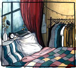 dessin d'une chambre